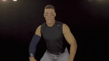 scared aaron judge GIF by adidas