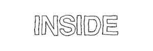 Inside The Studio Sticker by Saatchi Art