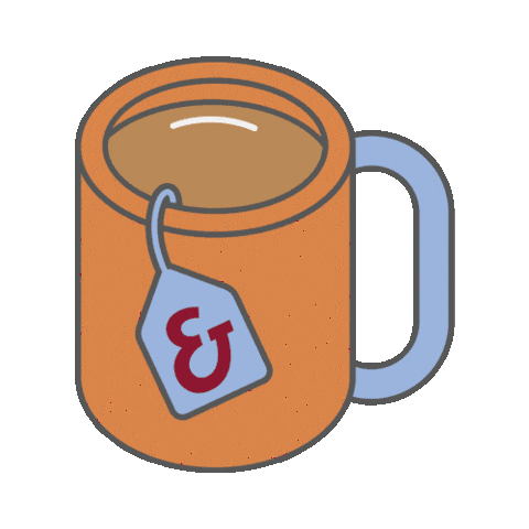 Tea Morning Sticker by meinbergeundmeer