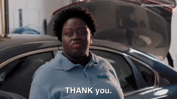 Nicole Power Thank You GIF by Kim's Convenience