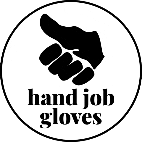Hand Job Gloves Sticker