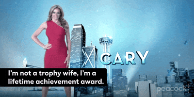 Real Housewives Cary Deuber GIF by PeacockTV