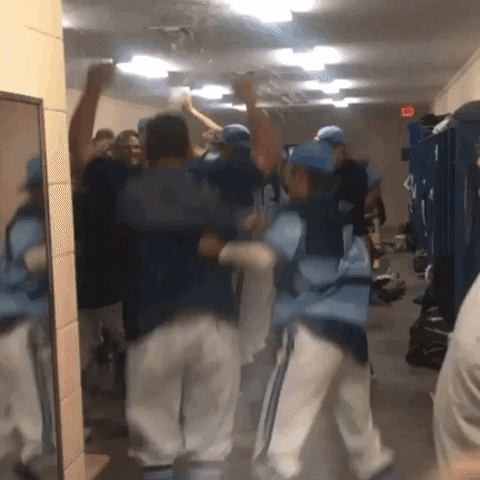 Baseball Celebrate GIF by Coastal Bend College