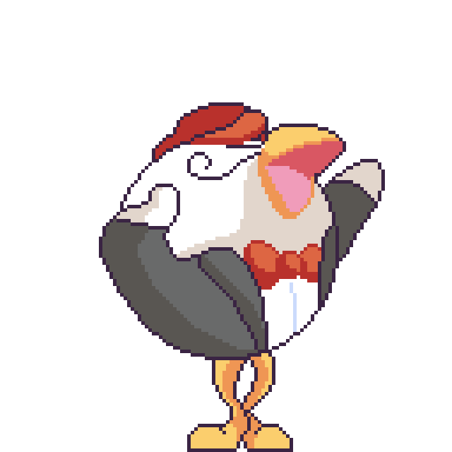 Pixel Singing Sticker by Joysteak Studios