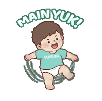 Baby Play Sticker by MAKUKU Indonesia