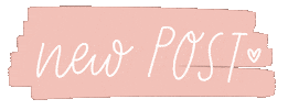 Pink New Post Sticker