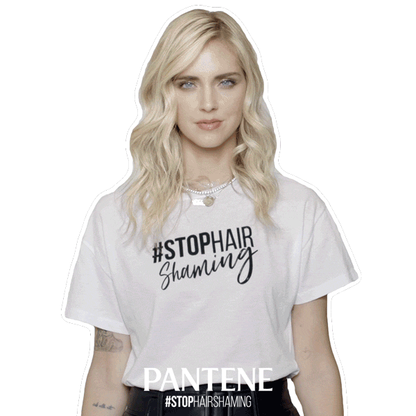 Chiara Ferragni No Sticker by Capelli Pantene for iOS & Android | GIPHY