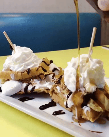 Dessert Waffles GIF