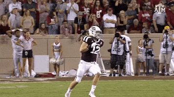 Excited College Football GIF by Texas A&M University