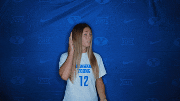 Cant Hear You Get Loud GIF by BYU Cougars