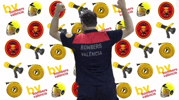 Valencia Bomber GIF by Valencia's City Council Firefighter Department
