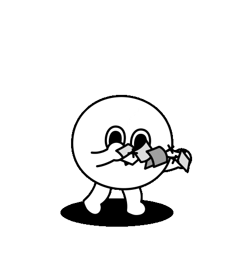 Happy Art Sticker by shwastudio