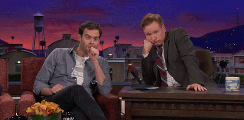 Bill Hader Waiting GIF by Team Coco - Find & Share on GIPHY
