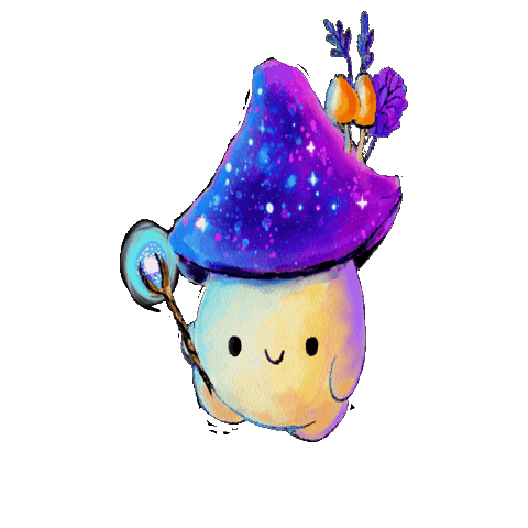 Mushroom Dancing Sticker
