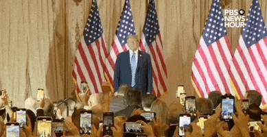 Donald Trump Dancing GIF by PBS NewsHour