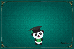 Teachers Day Panda GIF by FeedbackPanda