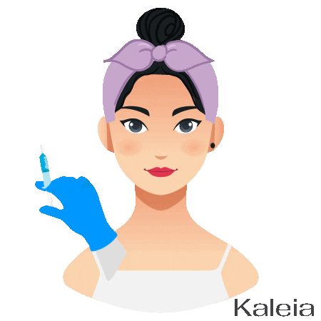 Botox Injection Sticker by Kaleia a Beauty Collective