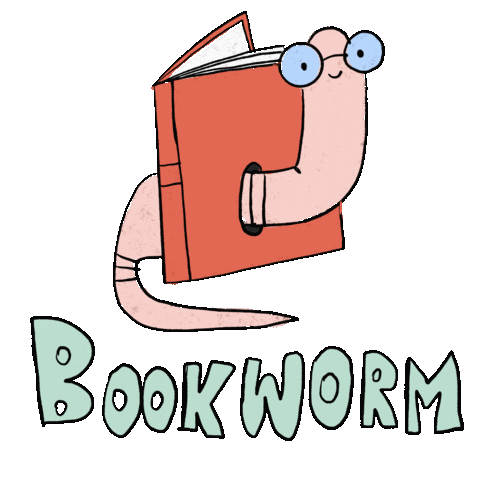 bookworm animated gif
