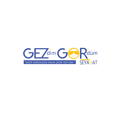 GEZDİM GÖRDÜM SEYAHAT Sticker