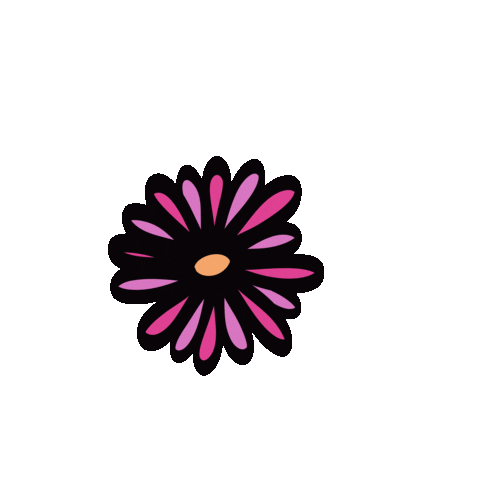 Flower Circle Sticker