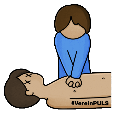 Cardiac Arrest Cpr Sticker by Verein PULS