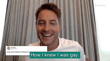 Justin Hartley Ha Gay GIF by BuzzFeed