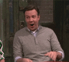 excited jason sudeikis GIF