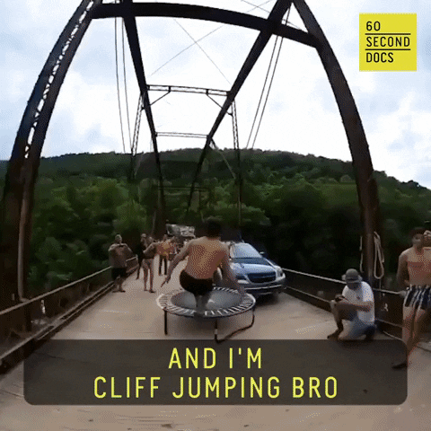 Jumping See You Later GIF by 60 Second Docs
