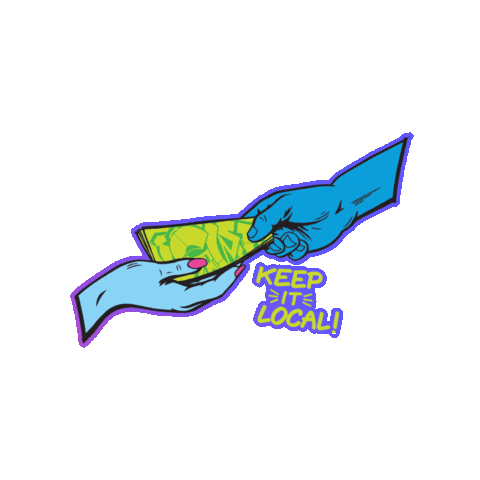 keepitlocalok Sticker