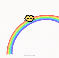 Rainbow Bridge Cat GIF