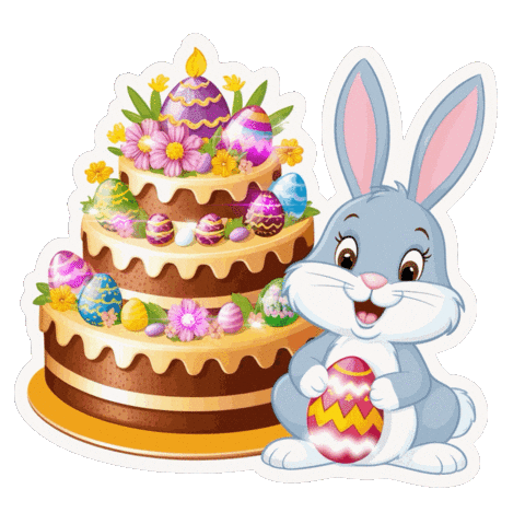 Easter Bunny Sticker