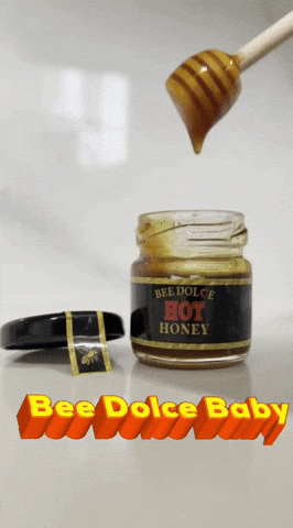 Hot Honey GIF by Bee Dolce Hot Honey