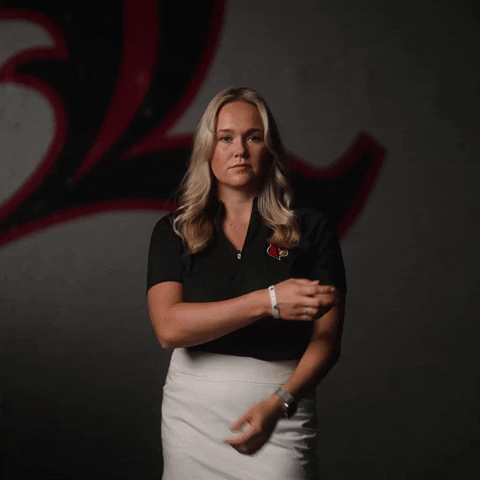 Crossing Arms GIF by Louisville Cardinals