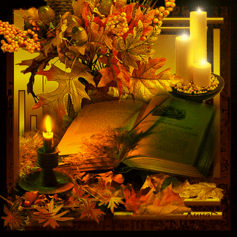 halloween fall book witch autumn GIF