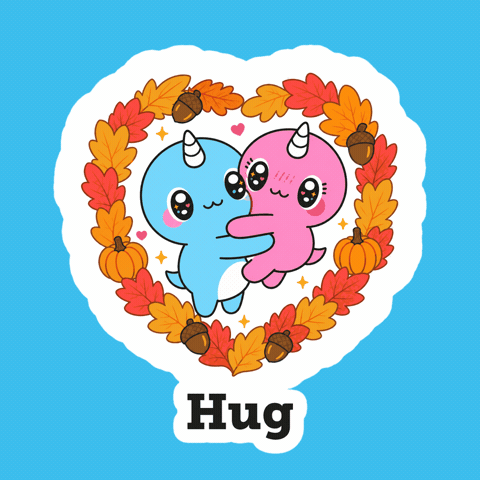 Friendship Hug GIF by Naru Naru