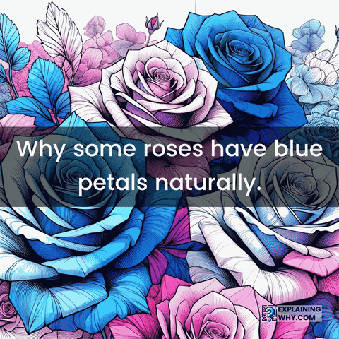 Blue Roses Plant Biology GIF by ExplainingWhy.com