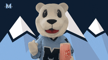 Polar Bear Popcorn GIF by Mimico Lacrosse
