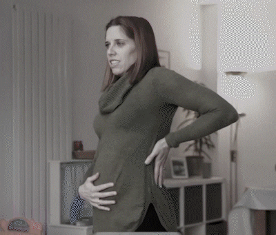 Cinta De Suporte Para Grávidas - Sustentação Para a Barriga e Coluna B