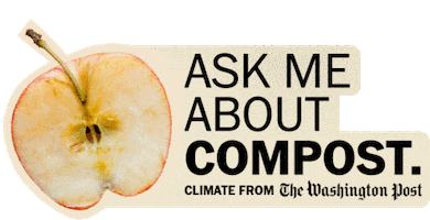 Climate Compost Sticker by The Washington Post