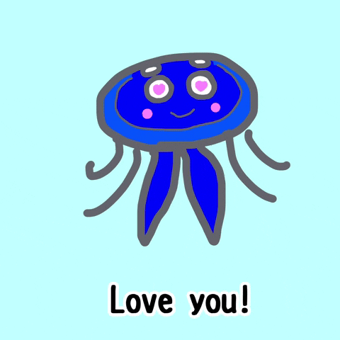 Jellyfish Love GIF