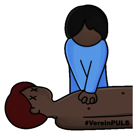Cardiac Arrest Cpr Sticker by Verein PULS