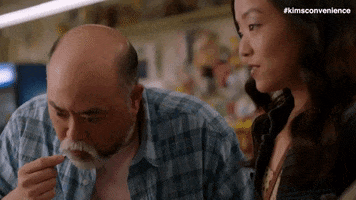 Shocked Andrea Bang GIF by Kim's Convenience