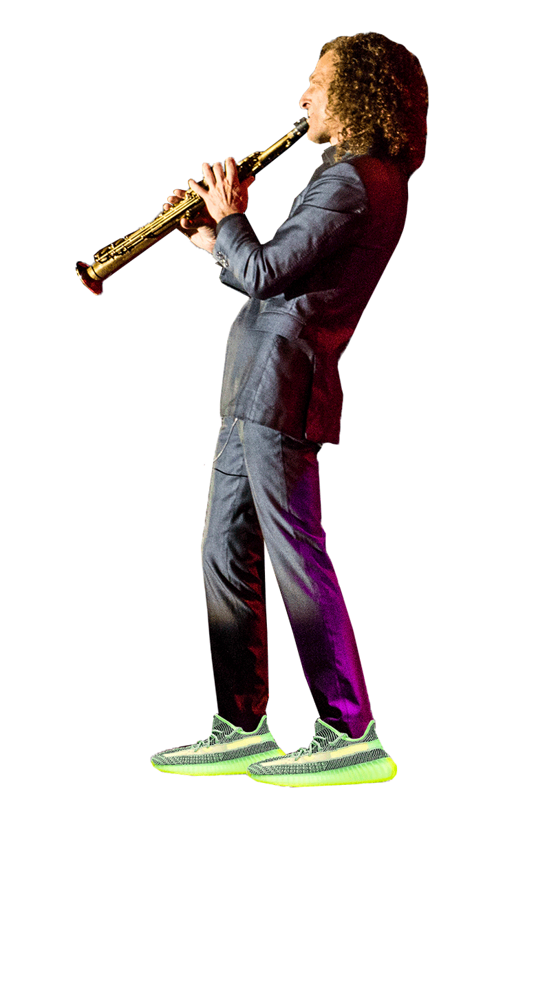 Saxophone Sax Sticker by Kenny G for iOS & Android GIPHY