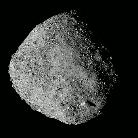 Asteroid Bennu GIF