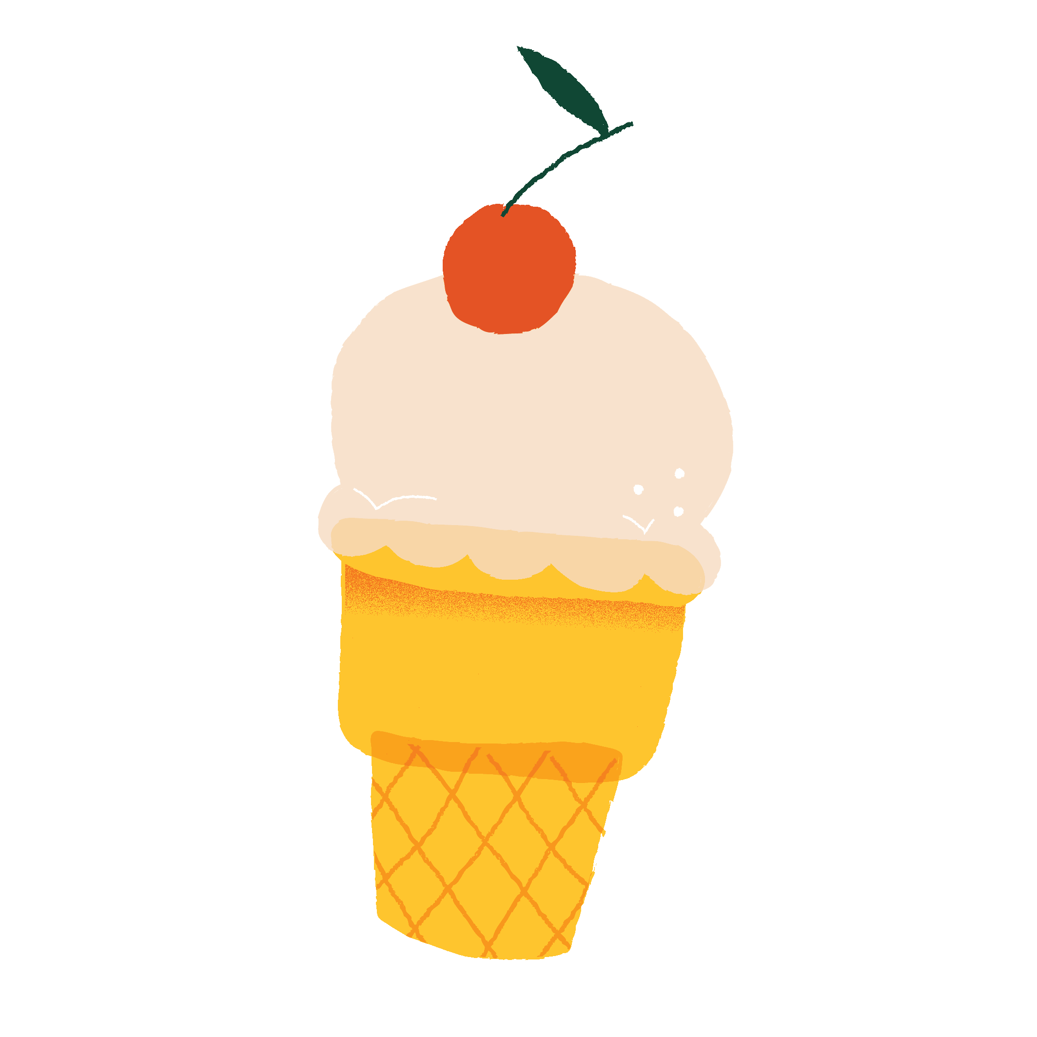 Ice Cream Snack Sticker by Megan McNulty for iOS & Android GIPHY