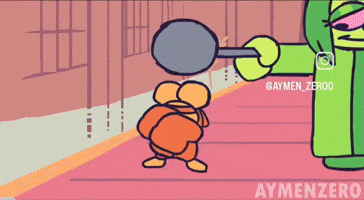 Orange Battle GIF