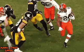 Nick Chubb Browns GIF by The Undroppables