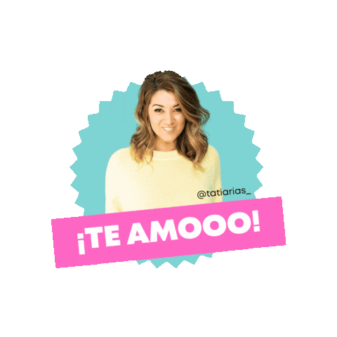 Te Amo Tatiana Sticker by aesbranding