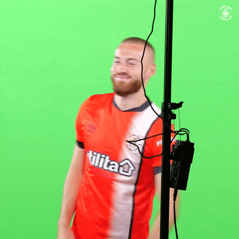 Santa Hat Football GIF by Luton Town FC