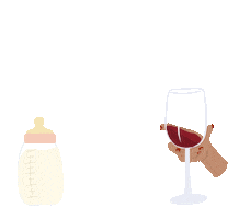 Happy Hour Baby Sticker by Everyday Pursuits